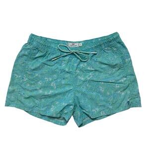 VINEYARD VINES Women’s Performance Baggies Shorts Blue Water Print Size Small